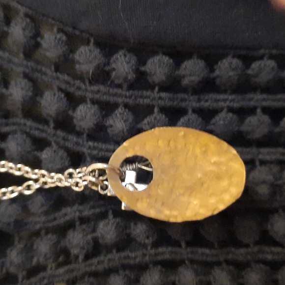 Simple Love, Cross, Tear Drop Crystal  Necklace PEEK - Picture 4 of 5